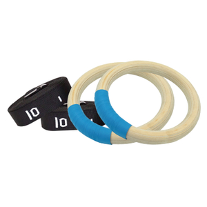 High Quality Wooden GYM Ring With PU Sweatband GMR-W-003 -Vigor